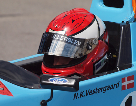 Dyb koncentration inden heatstart hos Nils K. Vestergaard.